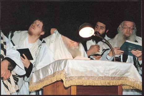 הרבי במוצאי יום כיפור