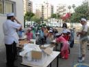 ילדי בית הספר 'רמת אלון' באפיית מצות